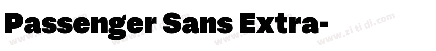 Passenger Sans Extra字体转换 Passenger Sans Extra字体转换